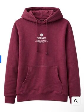 Stance Maroon Established Hoodie